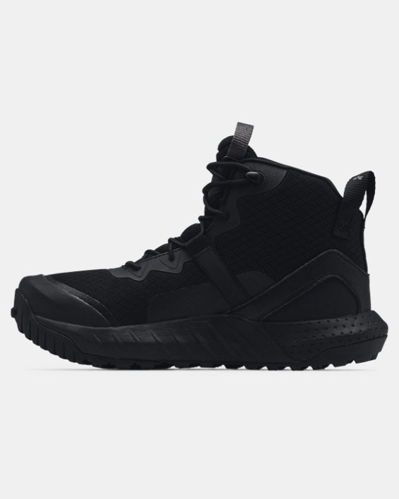 Chaussures militaires à coupe mi-montante UA Micro G® Valsetz pour femme, Black, pdpMainDesktop image number 1